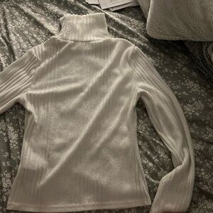Shein white turtleneck